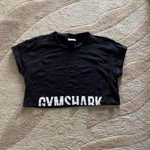 gymshark crop top like new size small